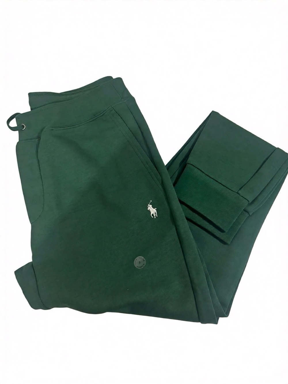 Classic Men's Dark Green Logo Jogger Pants